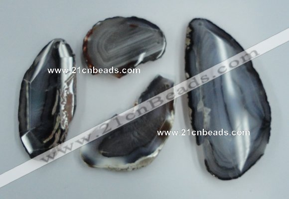 NGP1258 35*50mm - 50*80mm freeform agate gemstone pendants wholesale