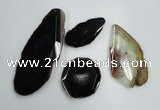 NGP1259 30*45mm - 50*80mm freeform agate gemstone pendants wholesale