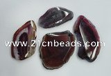 NGP1263 35*50mm - 45*65mm freeform agate gemstone pendants wholesale