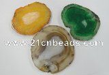 NGP1272 60*70mm - 80*90mm freeform agate gemstone pendants wholesale