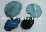 NGP1273 45*55mm - 70*90mm freeform agate gemstone pendants wholesale