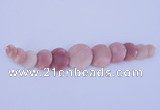 NGP130 Fashion pink opal gemstone pendants set jewelry wholesale