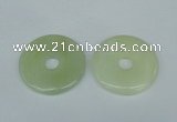 NGP1378 7*50mm - 8*55mm donut flower jade gemstone pendants