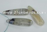 NGP1459 18*55mm - 20*65mm freeform agate gemstone pendants