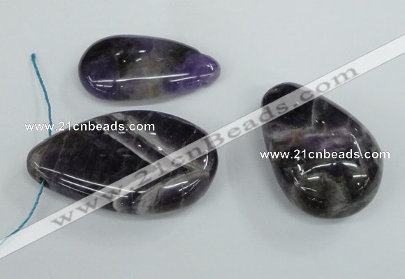 NGP1460 22*38mm - 30*50mm freeform amethyst gemstone pendants