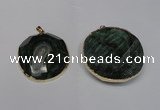 NGP1530 50*55mm - 55*60mm freeform druzy agate pendants