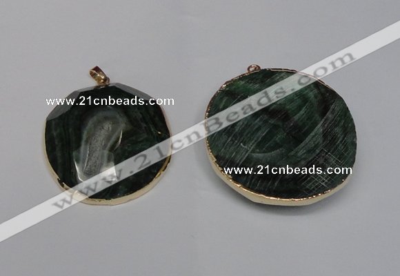 NGP1530 50*55mm - 55*60mm freeform druzy agate pendants