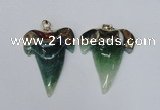 NGP1591 32*42mm - 35*45mm agate gemstone pendants