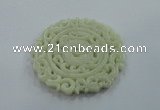 NGP1600 65*70mm Carved natural hetian jade pendants wholesale