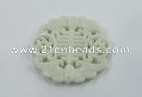 NGP1601 65*68mm Carved natural hetian jade pendants wholesale