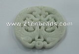 NGP1602 68*70mm Carved natural hetian jade pendants wholesale