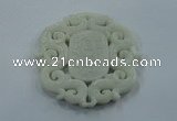 NGP1603 71*71mm Carved natural hetian jade pendants wholesale