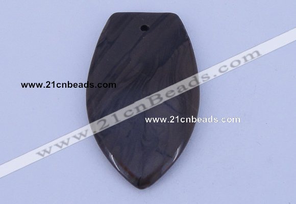 NGP167 2pcs 30*50mm grain stone pendants jewelry wholesale