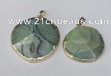 NGP1691 30*35mm - 35*40mm freeform agate gemstone pendants