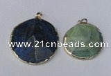 NGP1692 30*35mm - 35*40mm freeform agate gemstone pendants