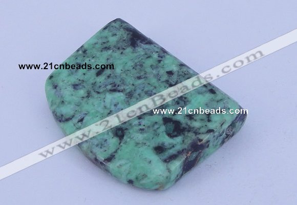 NGP197 10*32*42mm african turquoise pendant jewelry wholesale