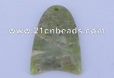 NGP202 30*42mm fashion peridot gemstone pendant jewelry wholesale