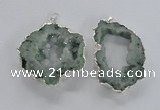 NGP2105 40*50mm - 55*65mm freeform druzy agate gemstone pendants