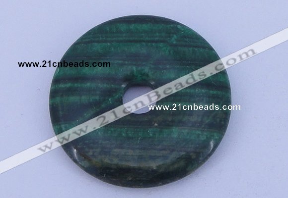 NGP216 5*35mm fashion dyed malachite gemstone donut pendant