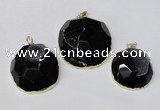 NGP2243 35*40mm - 45*50mm freeform druzy agate gemstone pendants