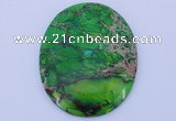 NGP235 40*50mm fashion dyed imperial jasper gemstone pendants