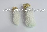 NGP2398 15*40mm - 20*60mm freefrom natural coral pendants