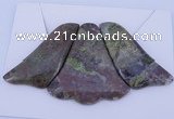 NGP24 Green rain forest stone pendants set jewelry wholesale