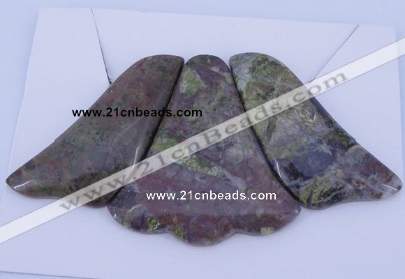 NGP24 Green rain forest stone pendants set jewelry wholesale