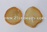 NGP2480 45*50mm - 55*65mm freeform agate gemstone pendants