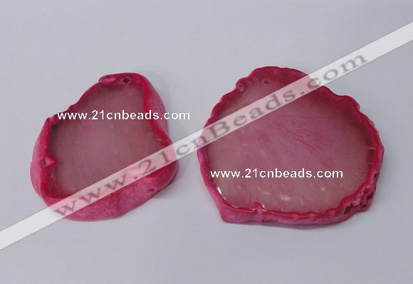 NGP2481 45*50mm - 55*65mm freeform agate gemstone pendants