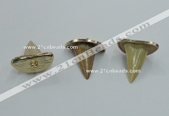 NGP2499 18*20mm - 22*25mm shark teeth pendants wholesale