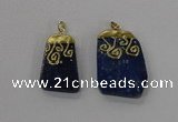 NGP2625 25*35mm - 35*45mm freeform lapis lazuli gemstone pendants