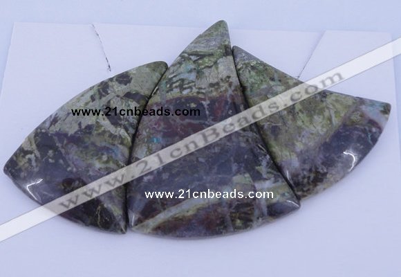 NGP27 Green rain forest stone pendants set jewelry wholesale