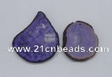 NGP2712 45*50mm - 55*75mm freeform druzy agate pendants