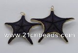 NGP2763 50*55mm - 75*85mm starfish pendants wholesale