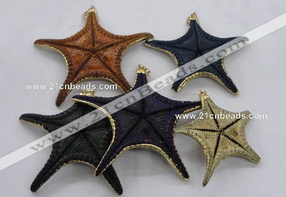 NGP2767 50*55mm - 75*85mm starfish pendants wholesale