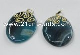 NGP2831 30*35mm - 35*45mm freeform agate gemstone pendants wholesale