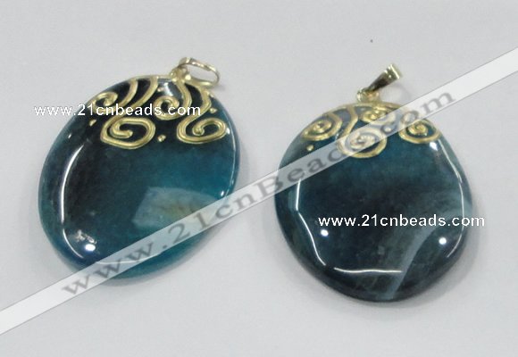 NGP2831 30*35mm - 35*45mm freeform agate gemstone pendants wholesale