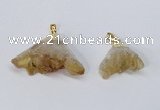 NGP2900 20*25mm - 25*40mm freeform citrine gemstone pendants