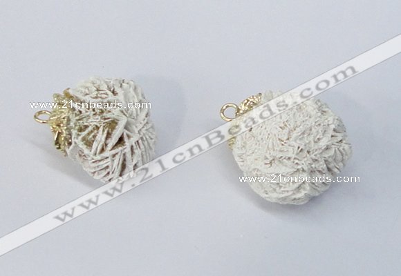 NGP2912 15*20mm - 25*30mm freeform desert rose pendants wholesale