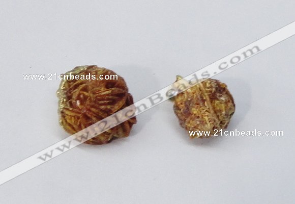 NGP2914 15*20mm - 25*30mm freeform desert rose pendants wholesale