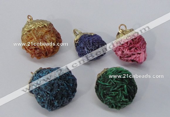 NGP2918 15*20mm - 25*30mm freeform desert rose pendants wholesale