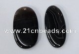 NGP3032 25*50mm – 30*55mm oval agate gemstone pendants