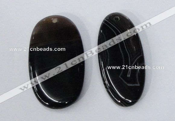 NGP3032 25*50mm – 30*55mm oval agate gemstone pendants