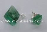 NGP3049 15*20mm – 22*30mm freeform fluorite pendants wholesale