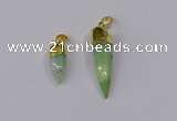 NGP3107 9*20mm – 11*40mm sticks Australia chrysoprase pendants