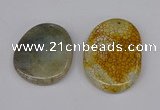 NGP3203 35*40mm - 40*50mm freeform agate slab pendants