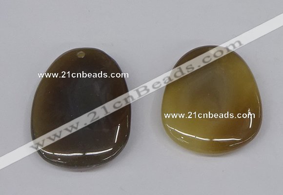 NGP3205 35*40mm - 40*50mm freeform agate slab pendants