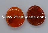 NGP3230 42*52mm - 45*55mm freeform agate gemstone pendants