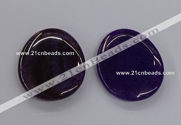 NGP3231 42*52mm - 45*55mm freeform agate gemstone pendants